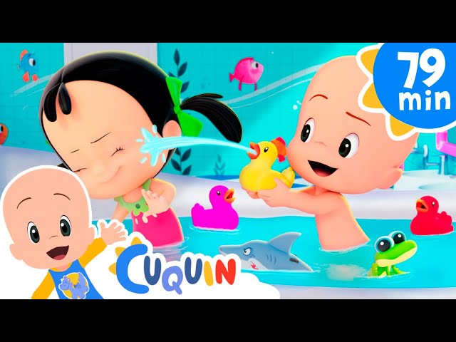 Bath Song with Cuquin and more Nursery Rhymes by Cleo and Cuquin | Children Songs