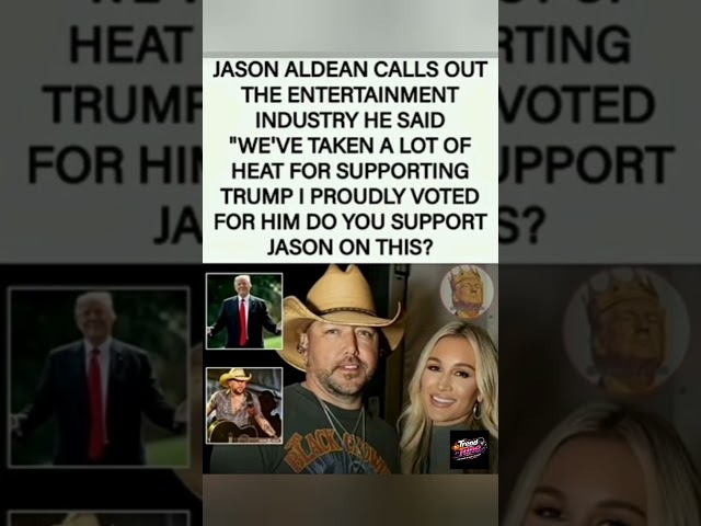 A post highlights Jason Aldean’s support for Trump despite criticism. #Politics