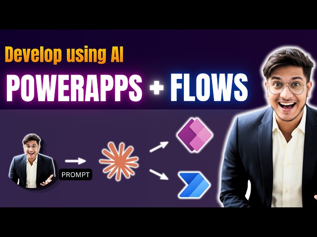 Create & Edit PowerApps and Flows using AI | Claude Code
