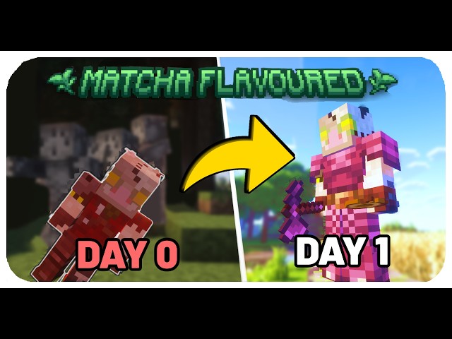 Minecraft Matcha Flavored Beginners Guide | Quick Tips