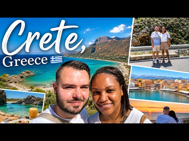 Couples Trip to Crete, Greece 🇬🇷 (Rethymno, Heraklion, Bali) | Crete Travel Vlog