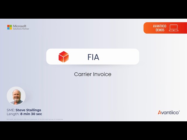Freight Invoice Automation (FIA) Demo | Eliminate Carrier Invoice Errors & Hidden Cost Risks
