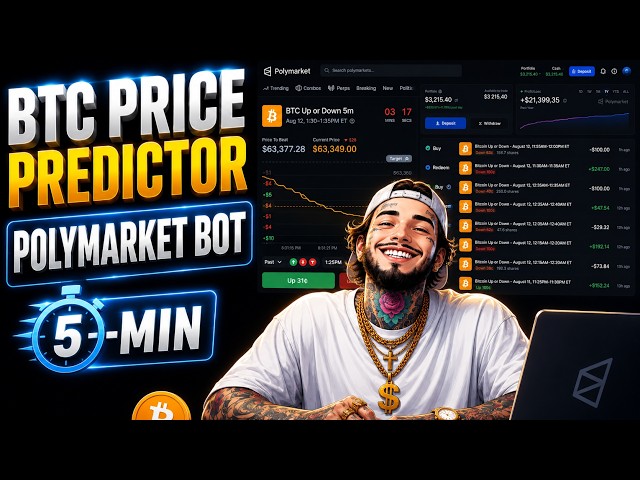 Best Polymarket Bot for BTC 5-MIN | Live Trading on Prediction Markets | High Accuracy Strategy