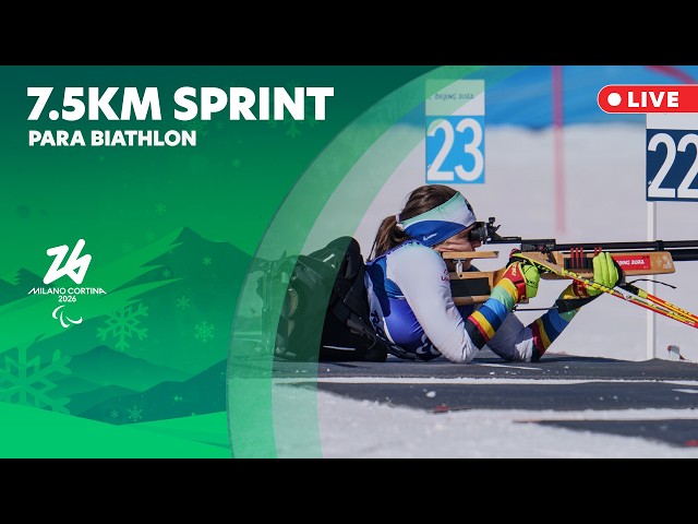 Para Biathlon 🔥 - 7.5km Sprint - Sitting, Standing and VI | 7 Mar | Milano Cortina 2026