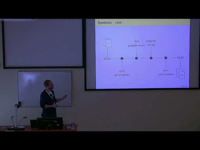 Symbiotic: finding bugs in C programs