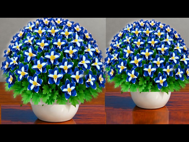 How To Beautiful Flowers Making With Paper Diy Easy Handmade Flowers Tree
