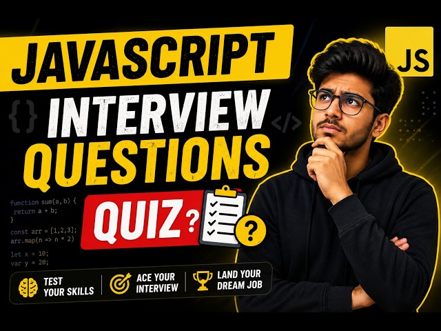 JavaScript Interview Questions #live