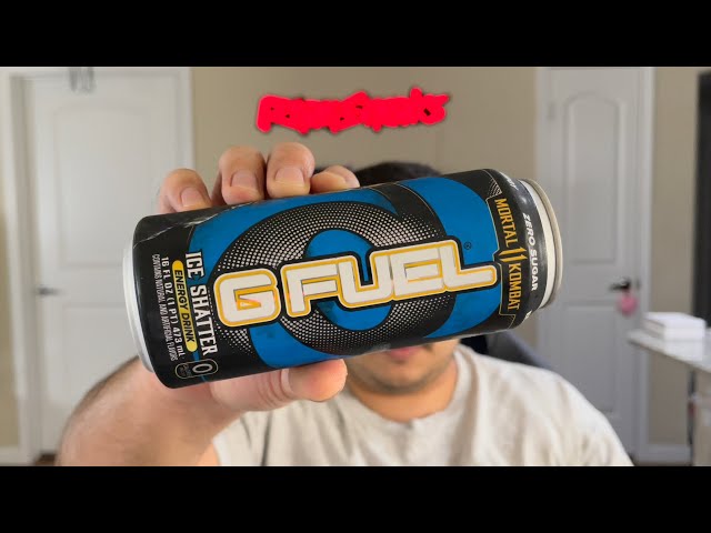 G FUEL Mortal Kombat Sub-Zero Ice Shatter Can Review And Taste Test!