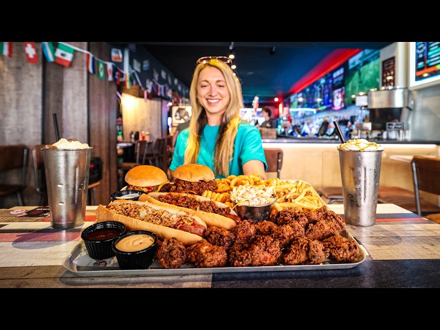 "That Platter Serves Four People.." | The Route 66 Ultimate Food Challenge