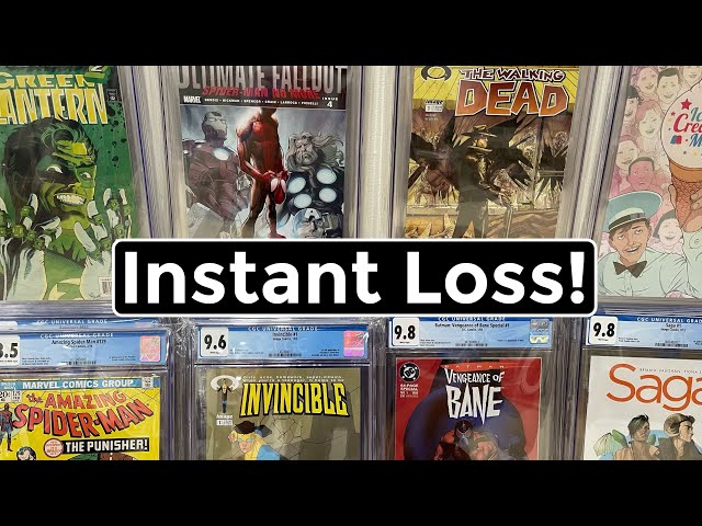 Buy Graded Comic Books And Lose Money INSTANTLY 