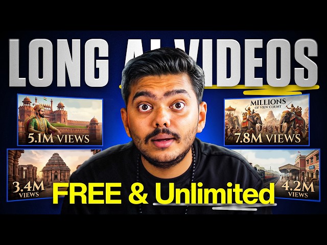 Long AI Video Kaise Banaye 🔥 How to Make Long AI Video FREE | AI Video Kaise Banaye 2026
