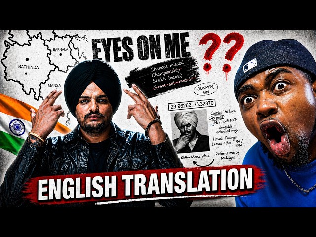 EYES ON ME (MUSIC VIDEO) 🇮🇳SIDHU MOOSE WALA | THE KIDD (FOREIGNER REACTION!!)