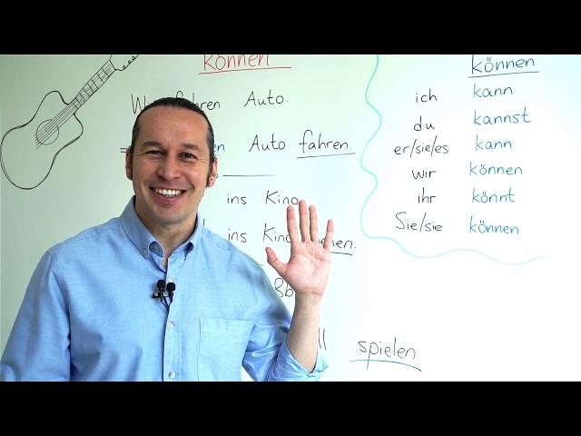 Learn German / - A1 - / Lesson - 12 Modal Verb " können " (conjugation) - " be able to "  in German