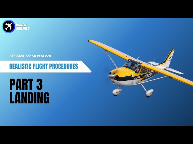 MSFS 2024 | Cessna 172 Skyhawk Landing Tutorial - Realistic Beginners Guide