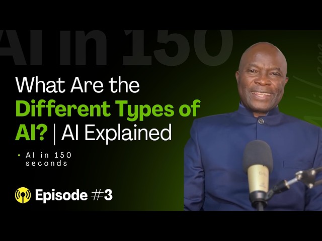 The Different Types of AI Explained 🤖 | AI in 150 Seconds