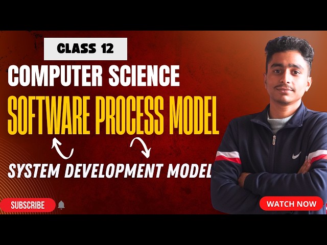CLASS 12 COMPUTER SCIENCE CHAPTER 6  SOFTWARE PROCESS MODEL (SYSTEM DEVELOPMENT MODEL) #elopeeth