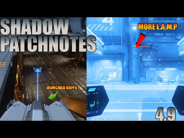 Star Citizen Shadow Patch Notes 4.9 - More LAMP, HUGE Weapon Nerfs, Recco Ship Loadouts, & Gun Racks