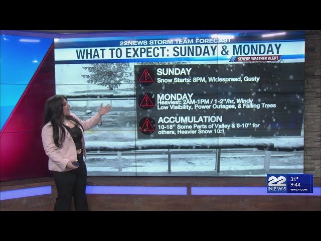 Winter Storm Warning: Heavy snow and wind gusts