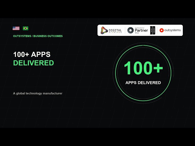 100+ APPS DELIVERED | OutSystems