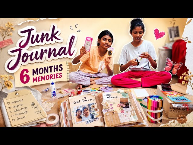 Junk Journal Ideas | DIY Handmade Easy Junk Journal | Aesthetic | Vintage Journal | Journal Makin...