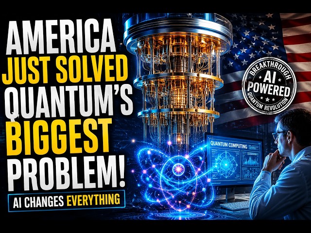 America Just Solved Quantum's Biggest Problem! | AI Is Changing Everything