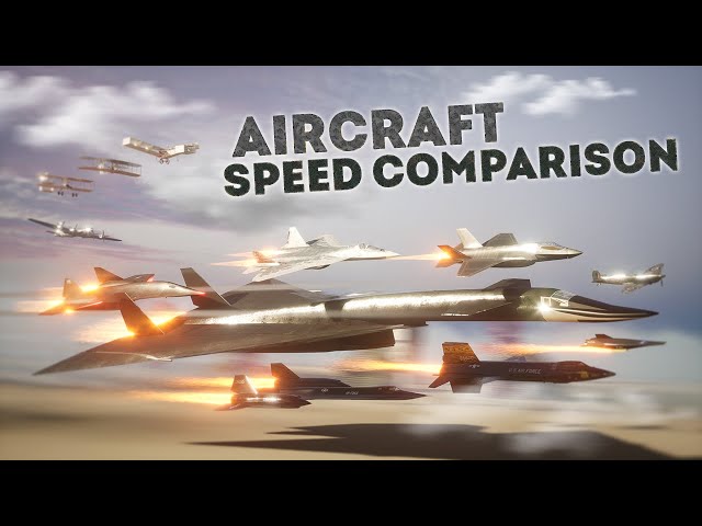 SPEED COMPARISON 3D | Aircraft 🛩️