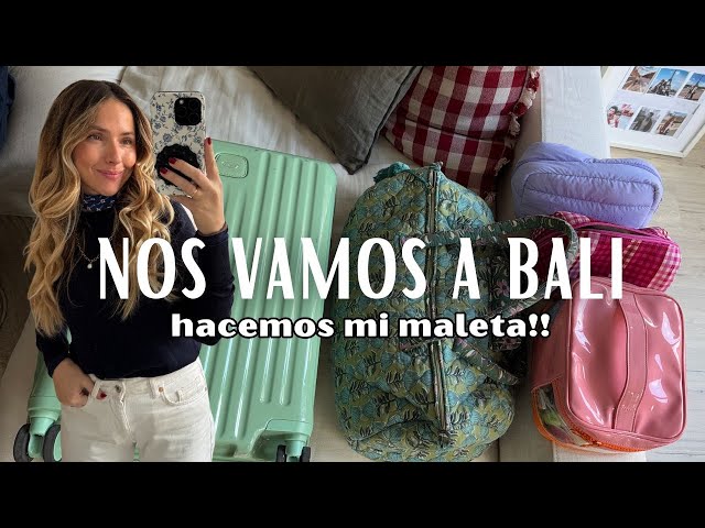 NOS VAMOS A BALI 🌴 🌞 🌊!! Hacemos mi maleta de mano para 18 días👌🏼