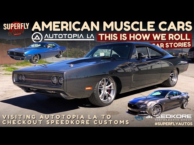 A Look at the Best SpeedKore Muscle Cars Featured at the AutotopiaLA Garage