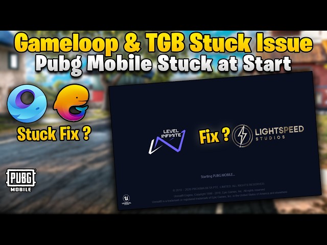 How to Fix PUBG MOBILE Stuck Problem in GameLoop & Tencent Gaming Buddy | Easy Fix ✅