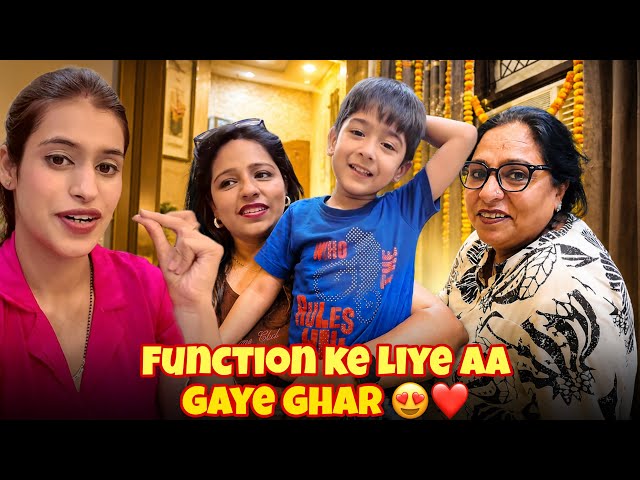 Function ke liye aa gaye ghar 😍❤️