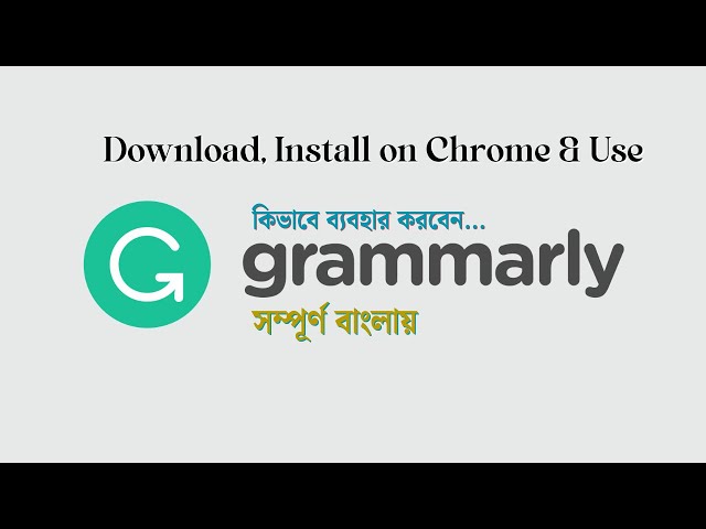 Grammarly app how to use | Grammarly tutorial Bangla - Tech Earner BD