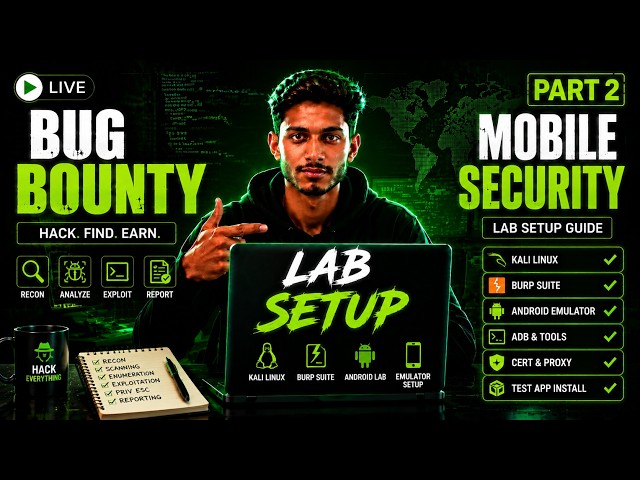 How To Build Android Hacking Lab From Zero 🚀 Complete Mobile Security Setup For Bug Bounty Beginners