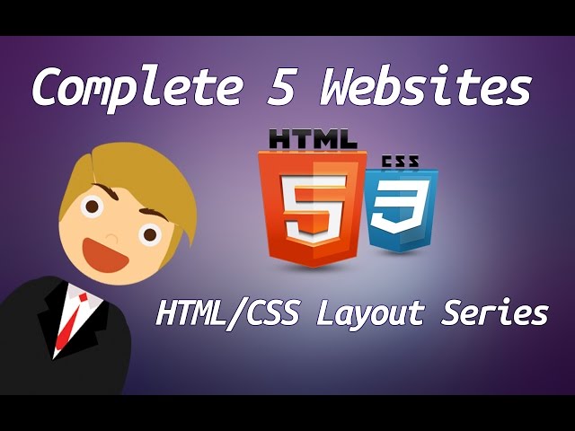 CSS Tutorial for Beginners : Complete 5 Websites