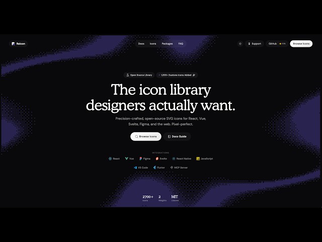 Reicon: The Ultimate Modern Icon Library for React, Mobile & VS Code