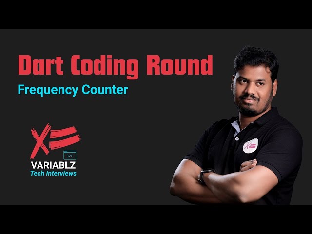 Frequency Counter in Dart | Map, Null Aware Operator ?? | Flutter Coding Interview Question