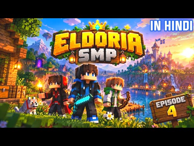 Exploring Nether Fortress In Eldoria 🏰🌄 | Minecraft: Eldoria SMP – Episode 4 🔥