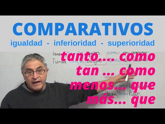 Comparativos en español