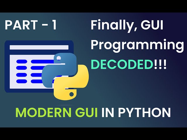 PyQt Tutorial for Beginners: Create a Simple GUI in Python using PyQt | PART 1
