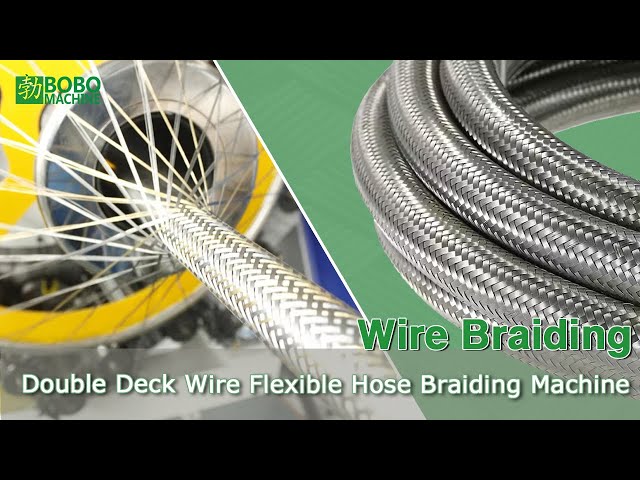 Double Deck Wire Flexible Hose Braiding Machine Stainless Steel Braiding Machine