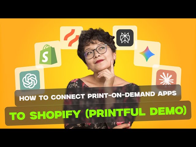 How to Connect Print-on-Demand Apps to Shopify (Printful Demo)