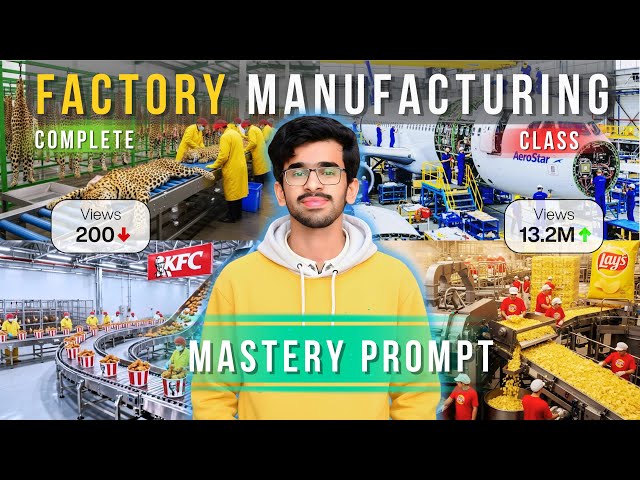 Viral Factory Manufacturing Content LIKE NextGen Process AI PROMPT+ YouTube Automation $1000 Daily