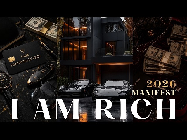 I AM RICH 💸 Billionaire Lifestyle Visualization & Wealth Affirmations 2026
