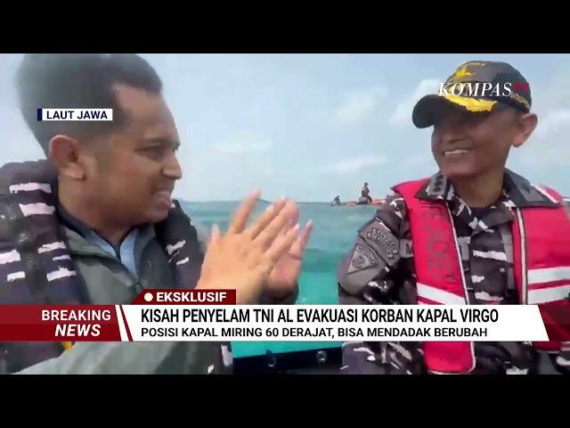 Kisah Para Penyelam TNI AL Evakuasi Korban KM Virgo, Arus Tak Stabil & Jarak Pandang Jadi Tantangan