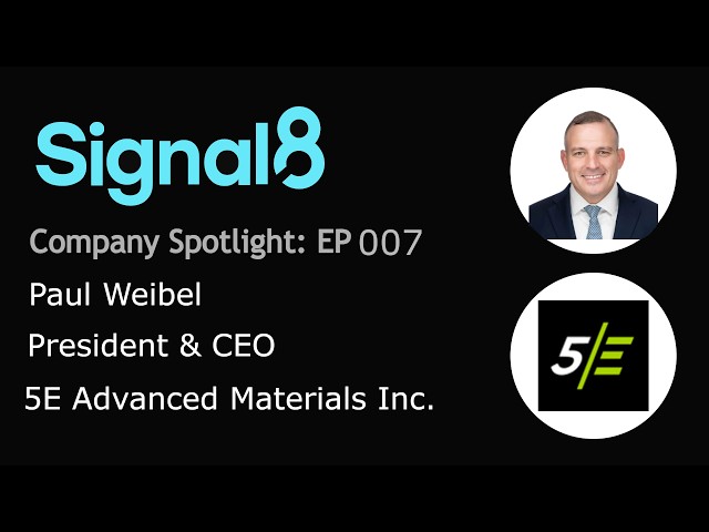 Unlocking Global Boron Supply: Inside 5E Advanced Materials with CEO Paul Weibel