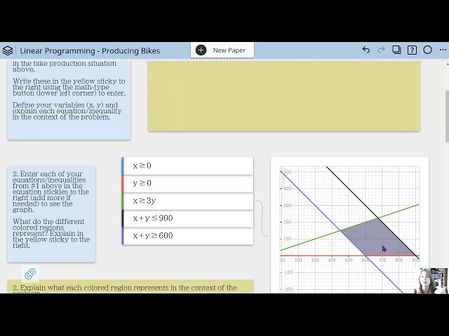 Linear Programming and Finding Optimal Production (Mini-Math Lesson)
