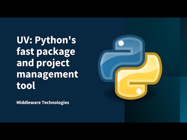 UV: Python's fast package and project management tool