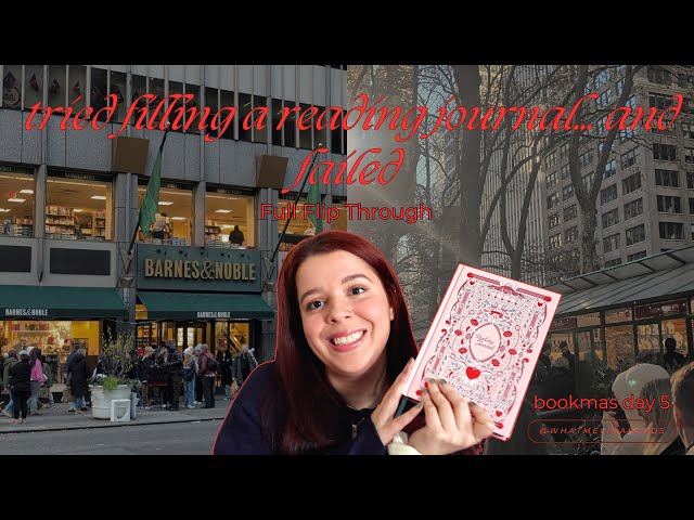 Tried Filling a Quirky Collective Reading Journal… and Failed 😅📚 | Full Flip Through *bookmas day 5*