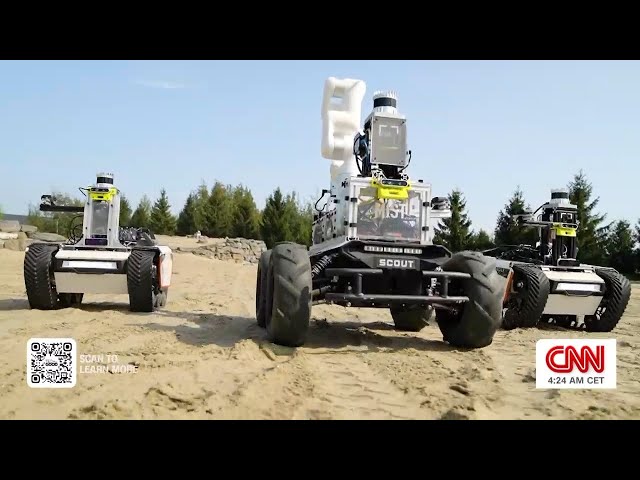CNN Tech for Good: Students build swarm robots for mapping planets