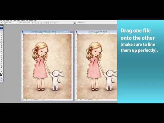 Remove paper texture from a scan with Photoshop