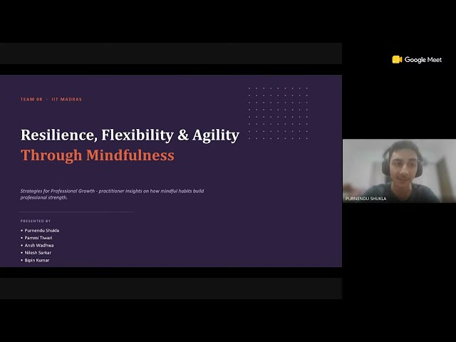 Resilience, Flexibility & Agility through Mindfulness